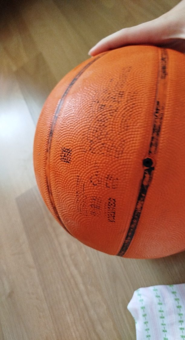 Turuncu Baskılı Basketbol Topu - Görsel 4