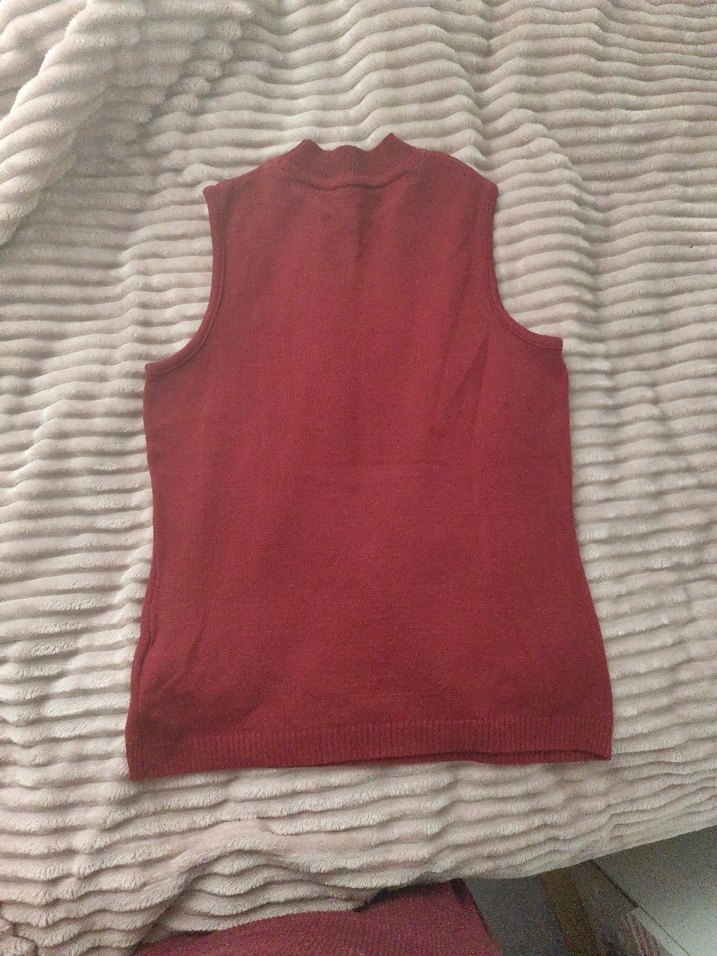 Bordo Yarım Balıkçı Yaka Kadın Triko - Görsel 2