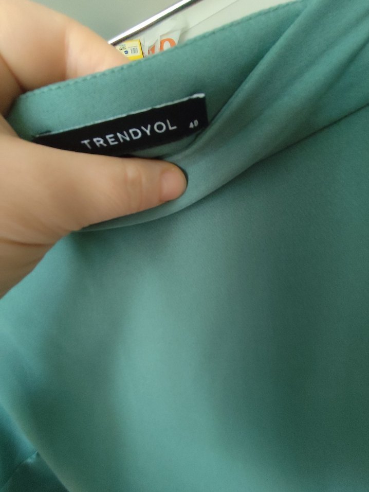 Yeşil Mini Fırfırlı Kadın Etek - Görsel 4