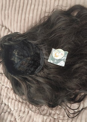 Perçemli Uzun Su Dalgası Fiber Sentetik Peruk - Görsel 2