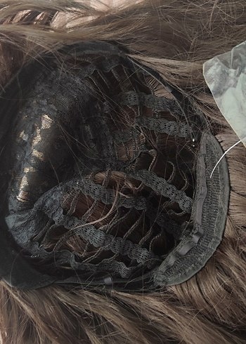 Perçemli Uzun Su Dalgası Fiber Sentetik Peruk - Görsel 3