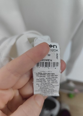 Beyaz Fırfırlı Bluz - Görsel 6