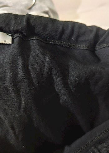 Siyah Hamile Midi Etek - Görsel 3