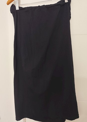 Siyah Hamile Midi Etek - Görsel 2