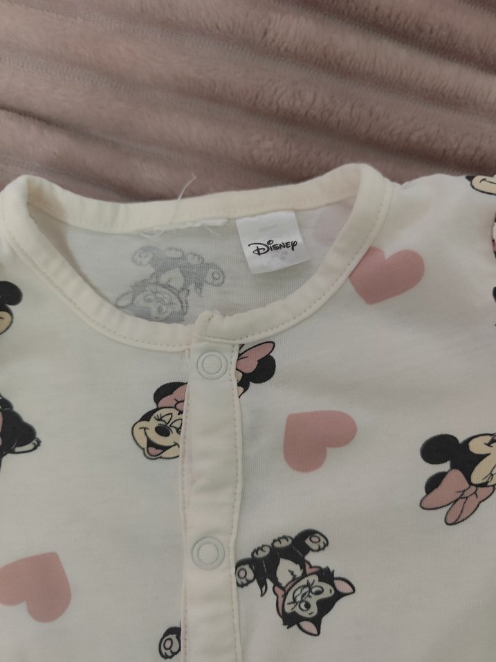 Beyaz Desenli Bebek Kız Tulum - Görsel 3