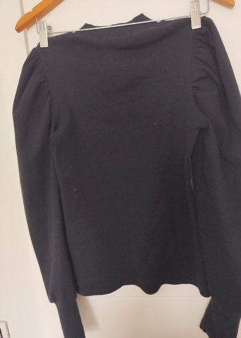 Damla Dekolteli Prenses Kol Kadın Triko Bluz - Görsel 3