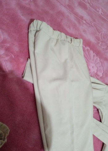 Kadın Bej Uzun Ceketli Kemerli Takım - Görsel 7