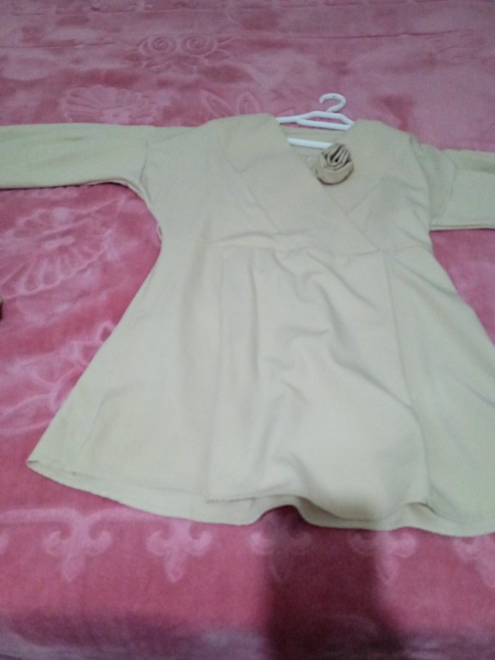 Kadın Bej Uzun Ceketli Kemerli Takım - Görsel 2