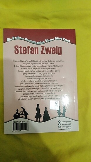  Stefan zweig bir kadının yaşamından yirmi dört saat 