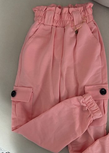 Pembe Mini Düğmeli Rahat Kesim çocuk pijama - Görsel 2