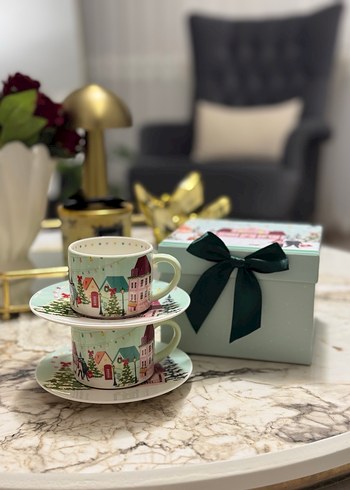 LCW home Desenli 2'li Fincan Seti - Görsel 4