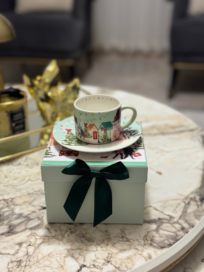 LCW home Desenli 2'li Fincan Seti - Görsel 5