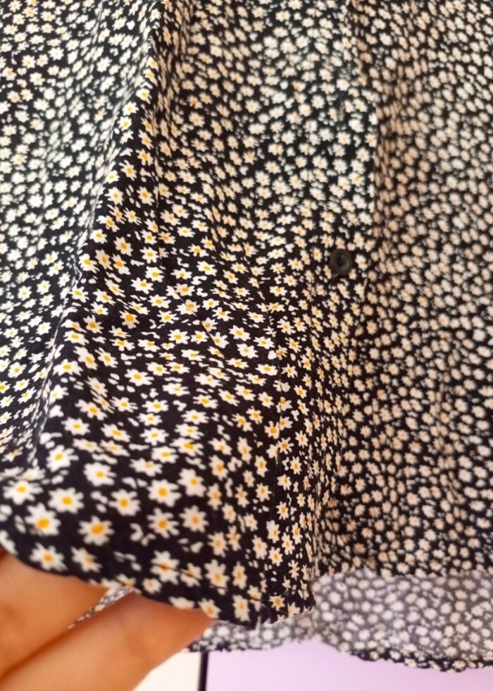 Çiçek desenli gömlek - Görsel 2