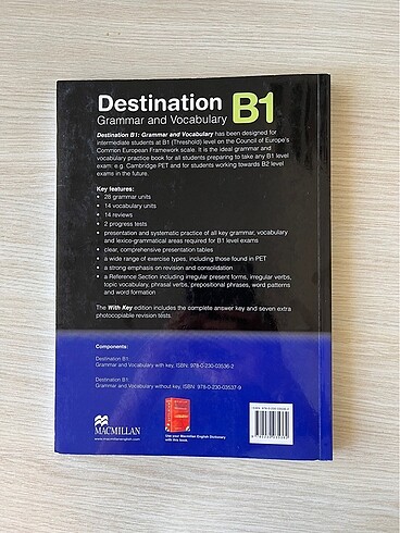  DESTINATION B1 CEVAP ANAHTARLI