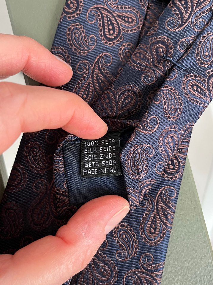 Kahverengi Desenli Klasik Erkek Kravat - Görsel 5