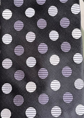 Gri Puantiyeli Erkek Kravat - Görsel 3
