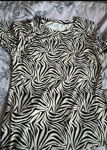 Zebra Desenli Bluz