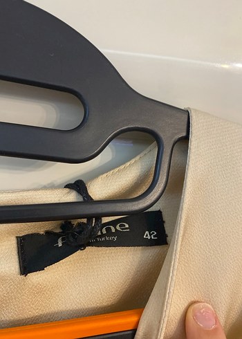 Bej Drapeli Uzun Kadın Abiye Elbise - Görsel 3