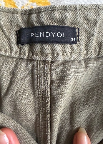 Kahverengi Kemerli Midi Etek - Görsel 3