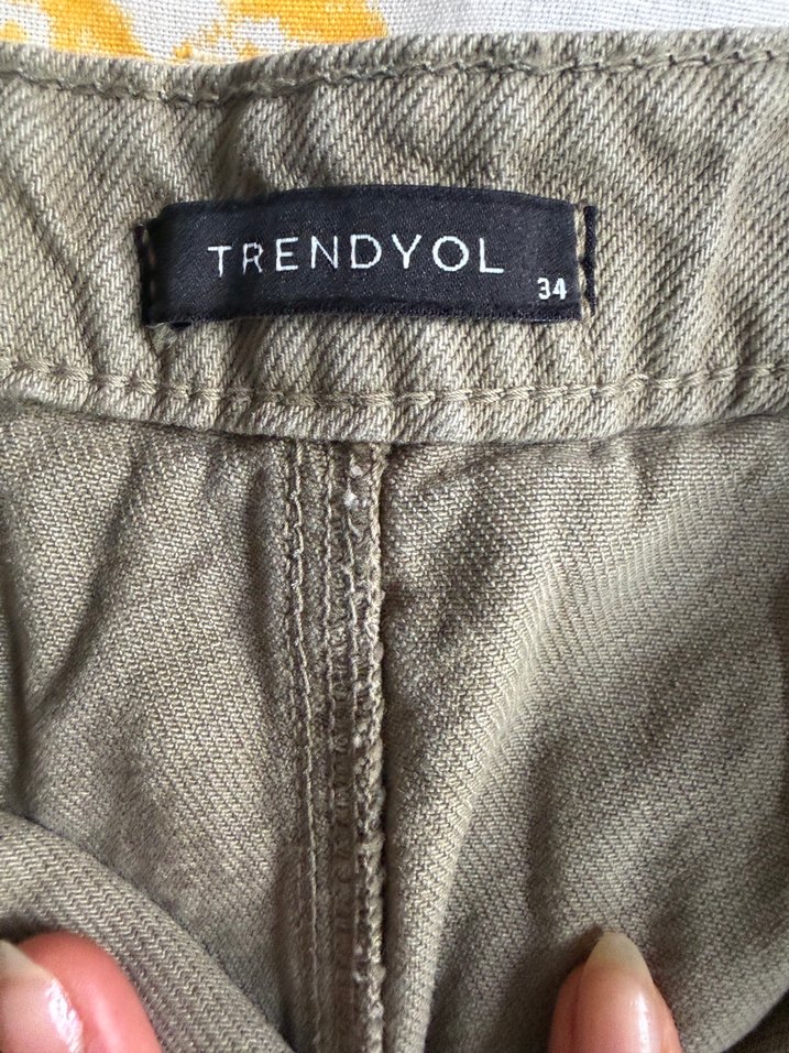 Kahverengi Kemerli Midi Etek - Görsel 3