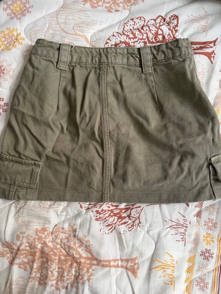 Kahverengi Kemerli Midi Etek - Görsel 2