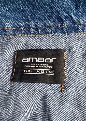 Kadın Lacivert Denim Ceket, Fermuarlı, Salaş Kesim - Görsel 3