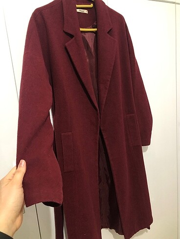 Bordo Kaşe Mont