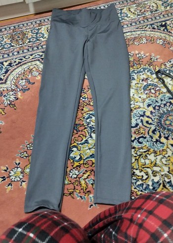 Gri Kadın Spor Tayt - Görsel 2