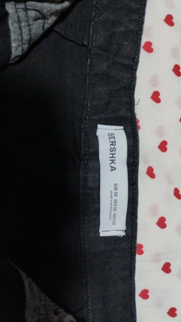 Düğmeli Siyah Denim Mini Etek - Görsel 3