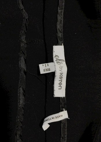 Siyah Fırfırlı Mini Etek - Görsel 3