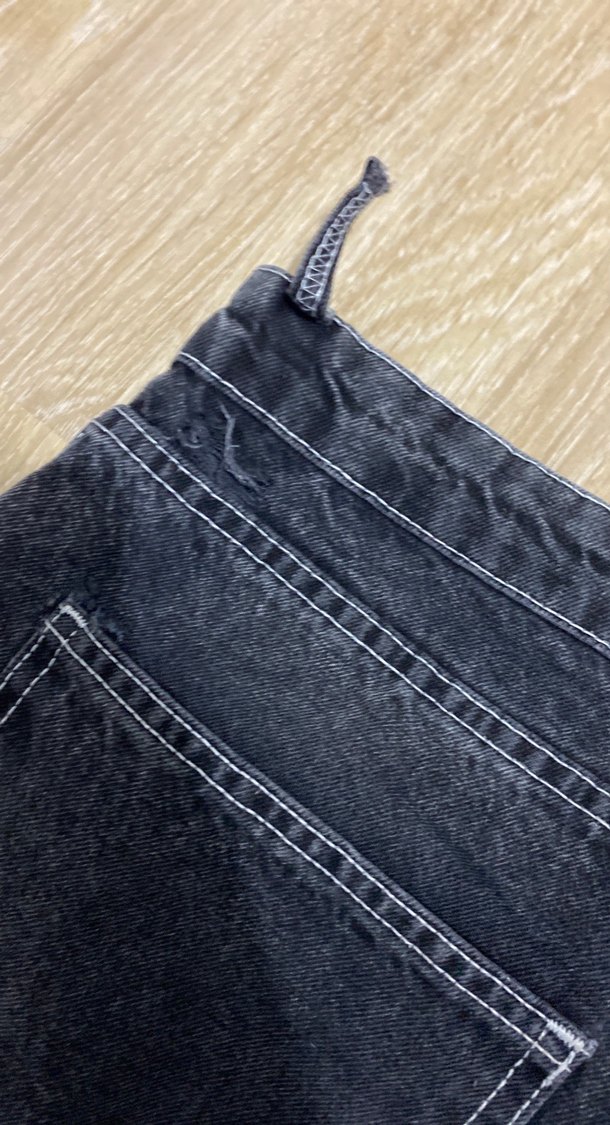 Gri Loose Fit Street Style erkek pantolon - Görsel 4