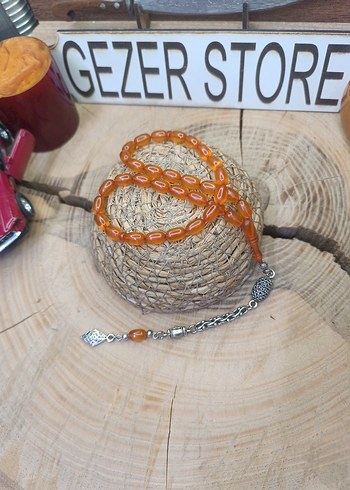 ateş kehribar tesbih - Görsel 4