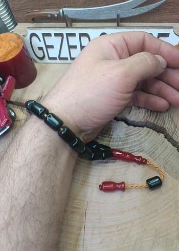 efe boy maskot sıkma kehribar tesbih - Görsel 3