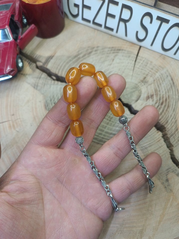 Efe boy maskot ateş kehribar tesbih - Görsel 2