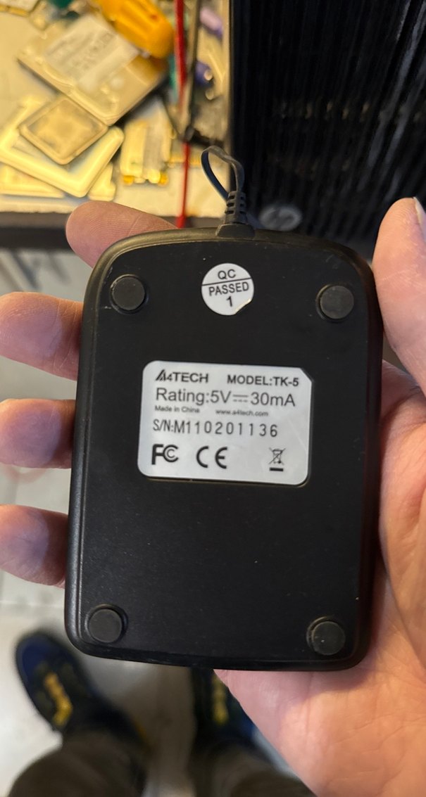 A4 tech Kablolu Sayısal Tuş Takımı Gri - Görsel 2