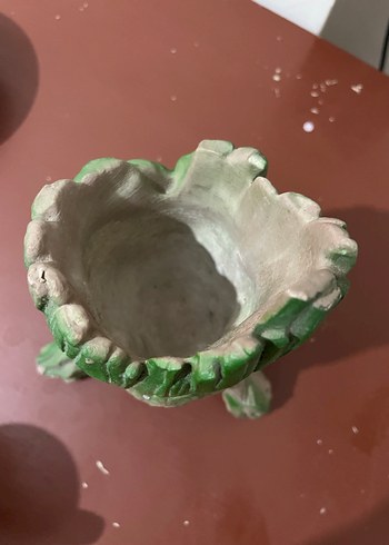 Yeşil Pastel Renkli Groot Figür Saksı - Görsel 2