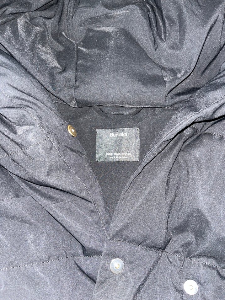 Siyah Kadın Mont - Görsel 2