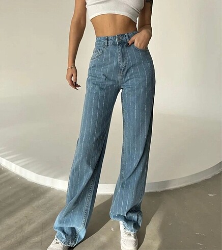 Taşlı jean