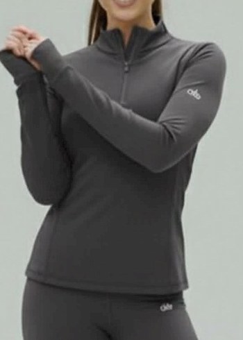 Siyah Yarım Fermuarlı Yarım Geçmeli Body - Görsel 3