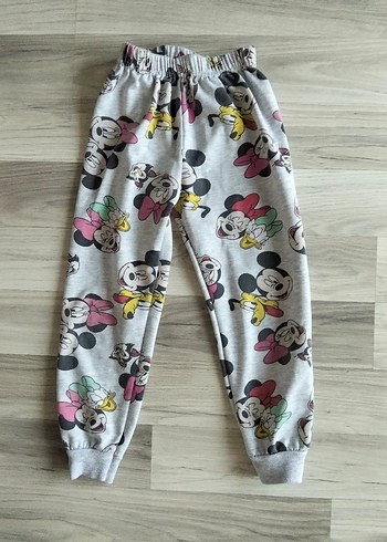 Gri Baskılı Kız Çocuk Eşofman Takımı - Görsel 3