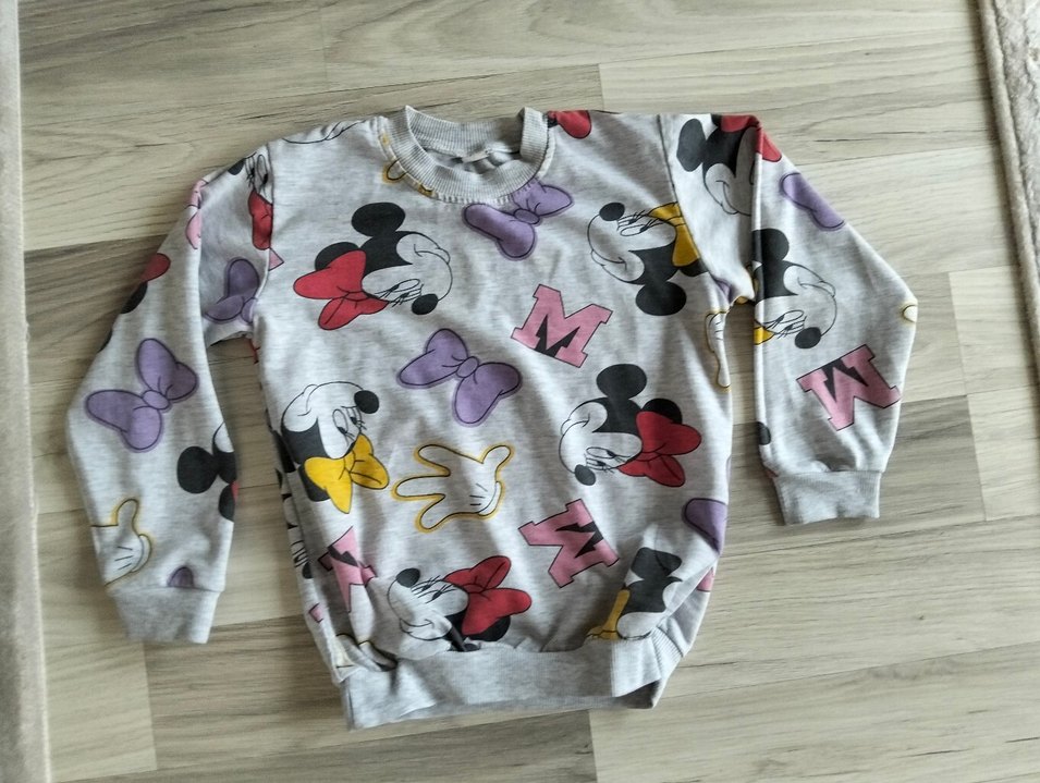 Gri Baskılı Kız Çocuk Eşofman Takımı - Görsel 2