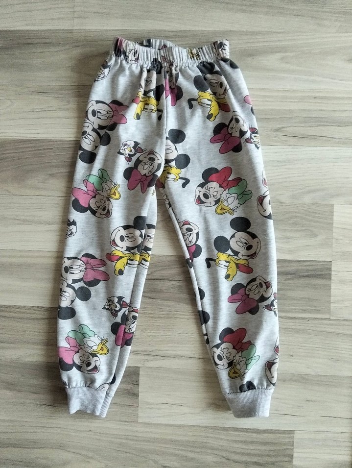 Gri Baskılı Kız Çocuk Eşofman Takımı - Görsel 3