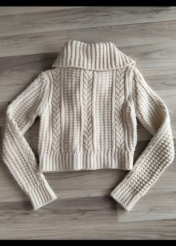 Ön marka Şal yaka Örgü Hırkası - Görsel 3