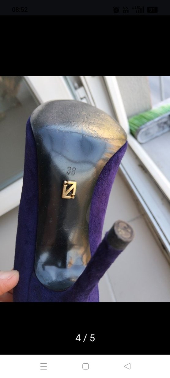 İnci marka Süet Stiletto Ayakkabı - Görsel 4