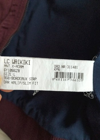 Bordo Fermuarlı Erkek Ceket - Görsel 7