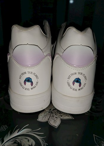 39 Beden beyaz Renk Lilo&Stitch bot spor sneaker ayakkabı
