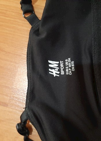 s Beden Siyah Sporcu Sütyeni