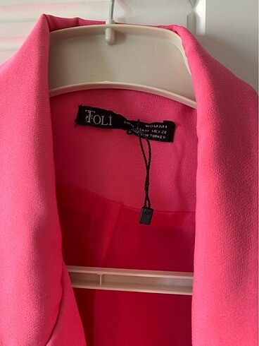 m Beden Pembe blazer ceket