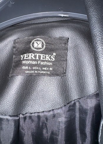 Siyah Deri Biker Ceket - Görsel 3