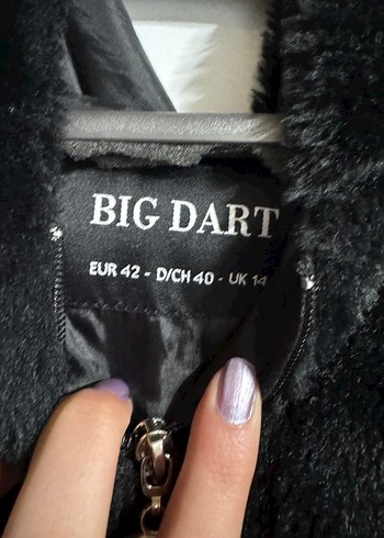 Gri Yüksek Yakalı Kadın Peluş Mont - Görsel 3